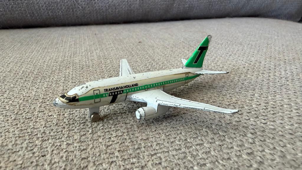 Vintage Transavia Holland speelgoedvliegtuig, Ophalen of Verzenden, Gebruikt