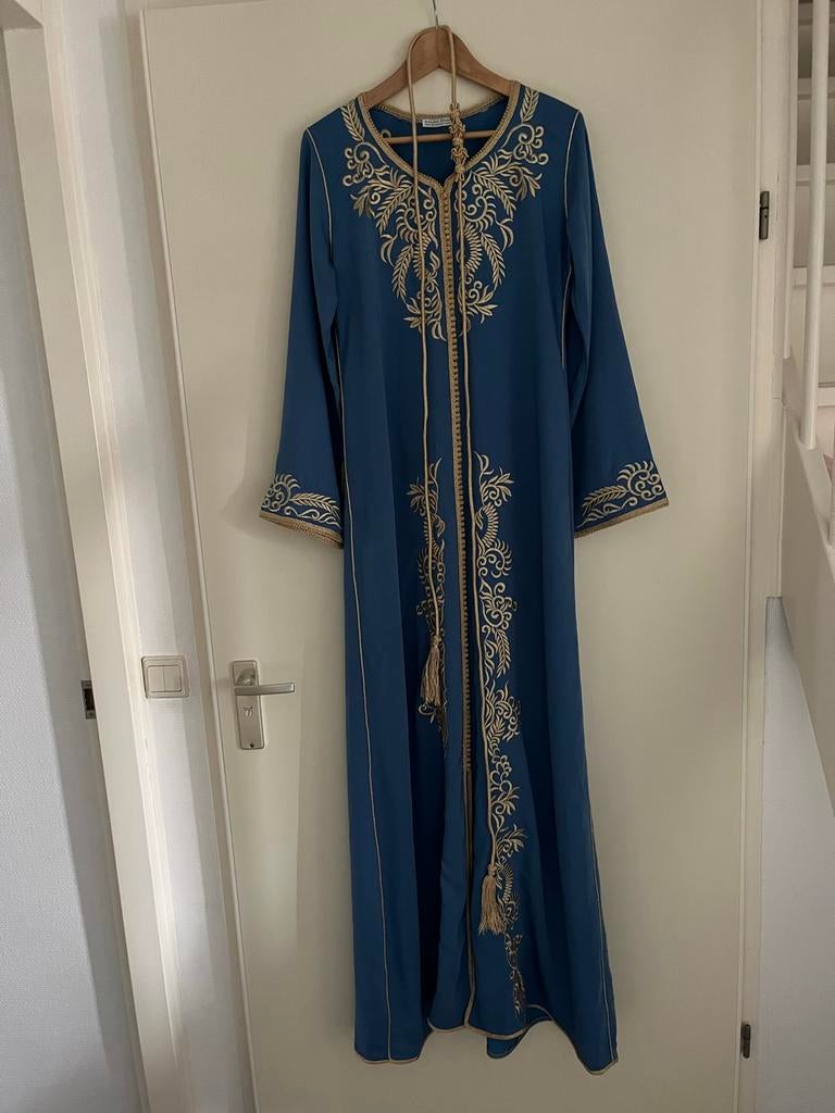 Prachtige Kaftan maat 38, Kleding | Dames, Maat 38/40 (M), Blauw, Ophalen of Verzenden, Zo goed als nieuw