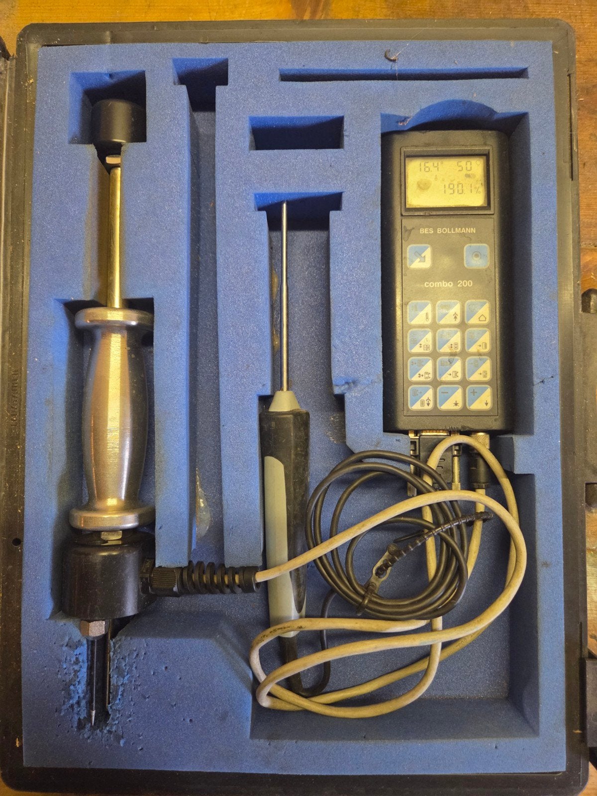 BES Bollmann Combo 200 Vochtmeter - Professionele Meting, Ophalen, Gebruikt, Vocht of Vloeistof