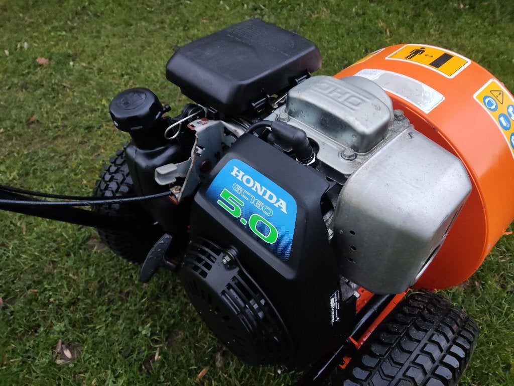 ELIET duwbladblazer (type BL 360, 5 pk HONDA, 50 m³/minuut), Tuin en Terras, Eliet, Benzine, Gebruikt, Eliet