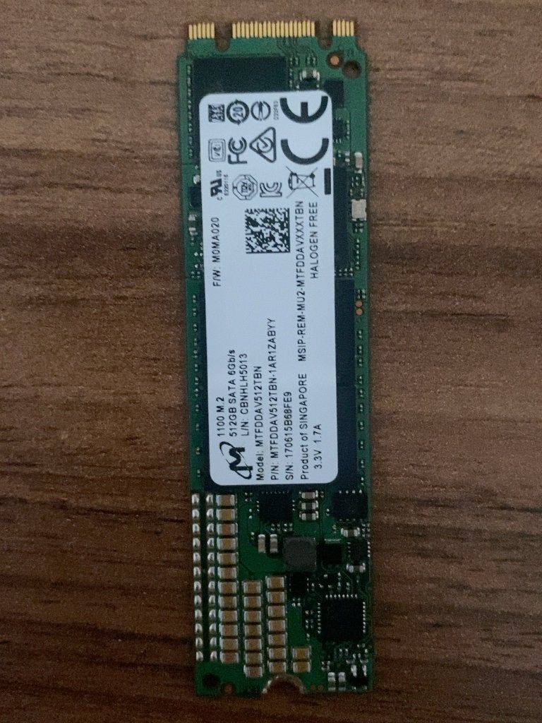 SSD 512GB, Computers en Software, Intern, Gebruikt, 512GB, Ophalen of Verzenden
