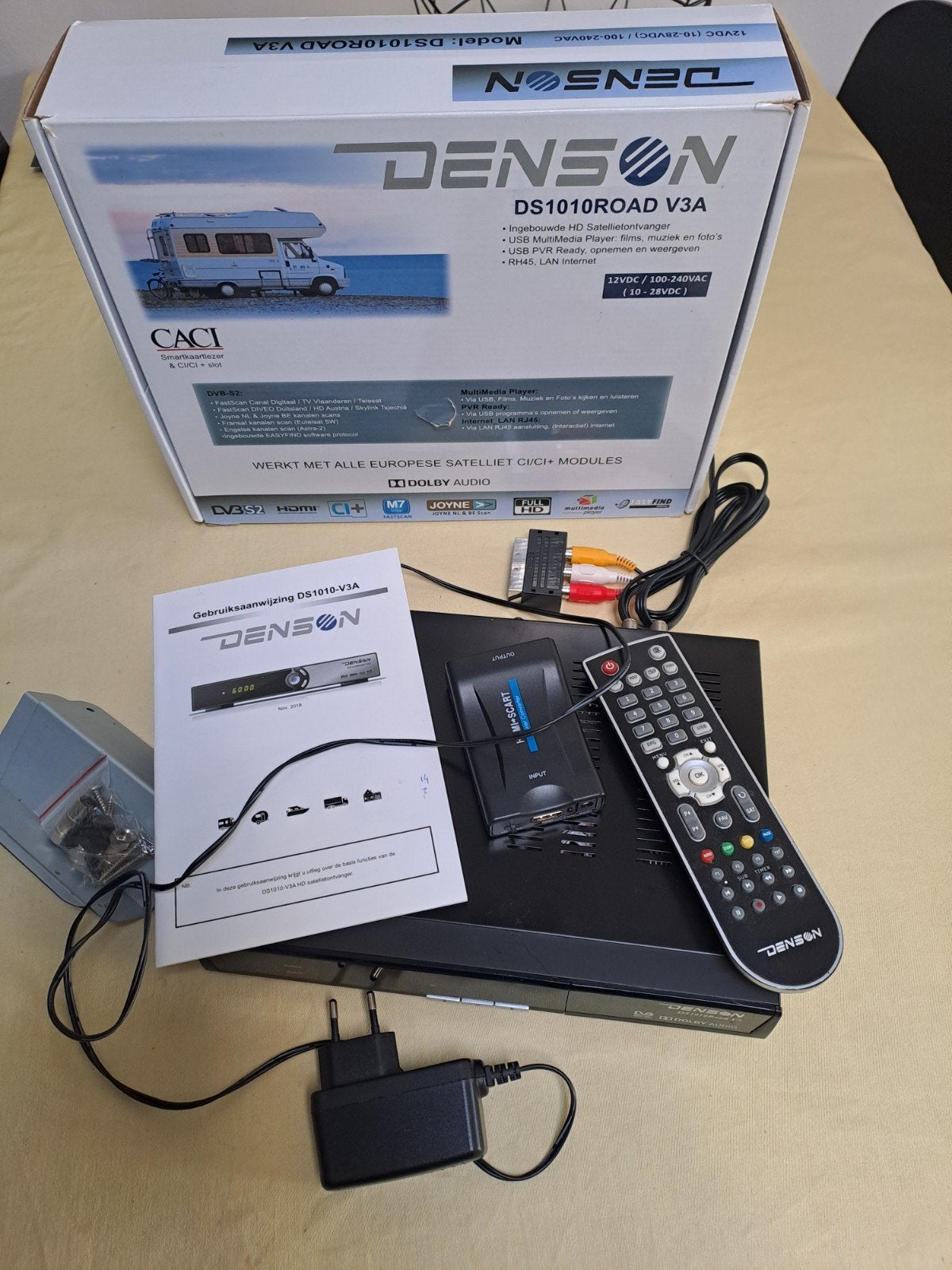 Denson satelliet ontvanger zwart, Audio, Tv en Foto, Ophalen of Verzenden, Audio