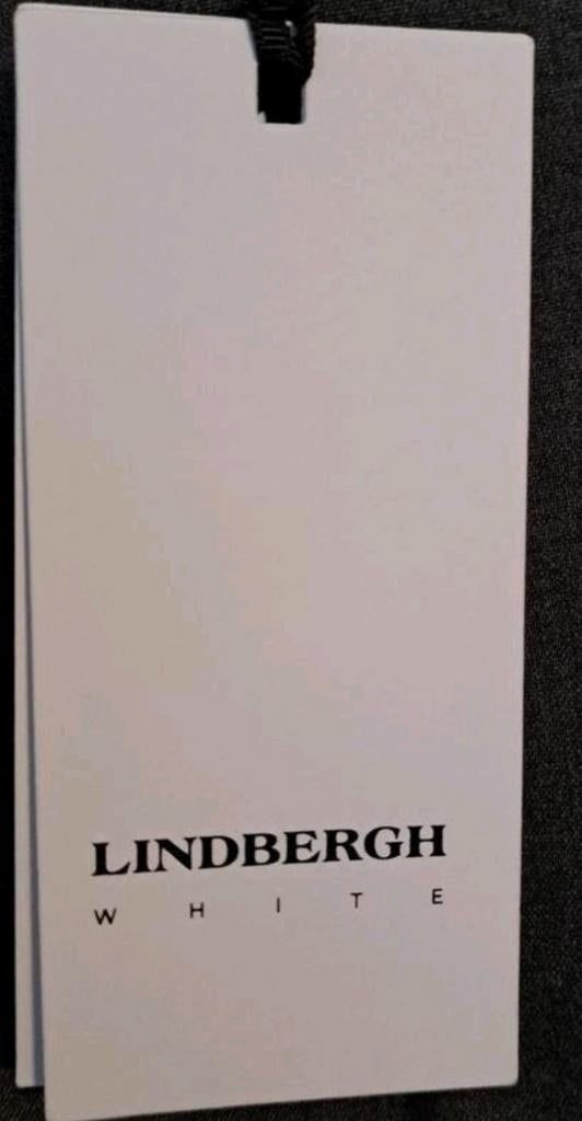 Lindbergh White Slim Fit Heren Broek Grijs Maat 50 Nieuw, -, -, Nieuw, Ophalen of Verzenden