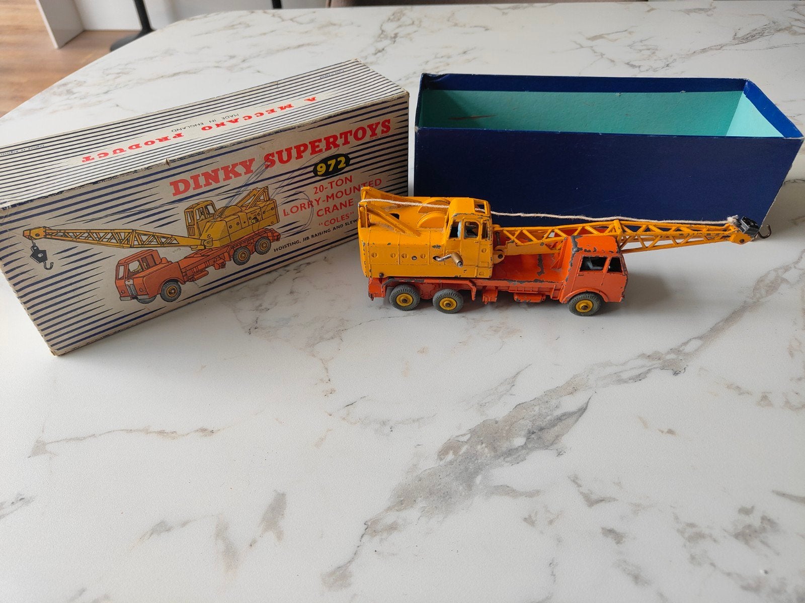 Dinky Supertoys 972 20-tons kraanwagen met originele doos, Ophalen of Verzenden, Gebruikt