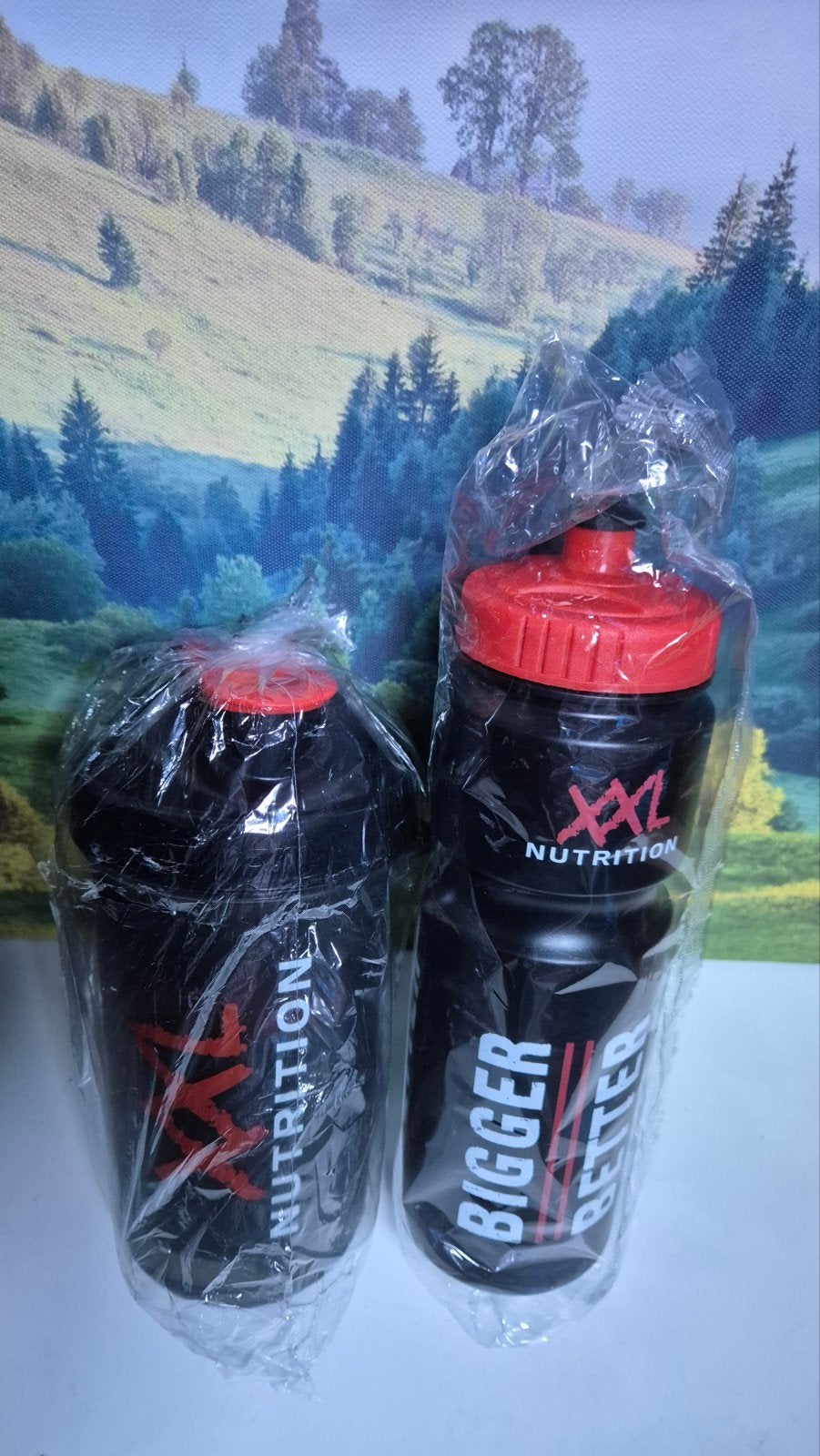 Nieuw XXL Nutrition bidon en meeneem shaker, Sport en Fitness, Bidons, Ophalen, Nieuw
