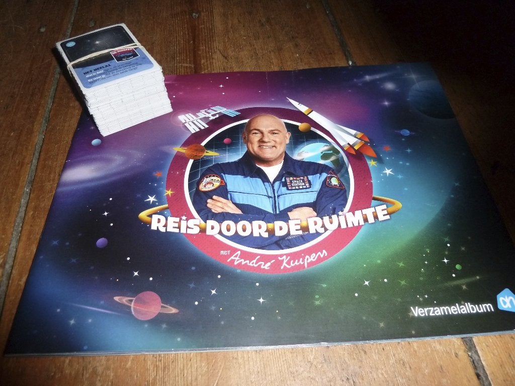 alle AH 160 plaatjes ruimte vaart met boek + meer -, Albert Heijn, Ophalen of Verzenden