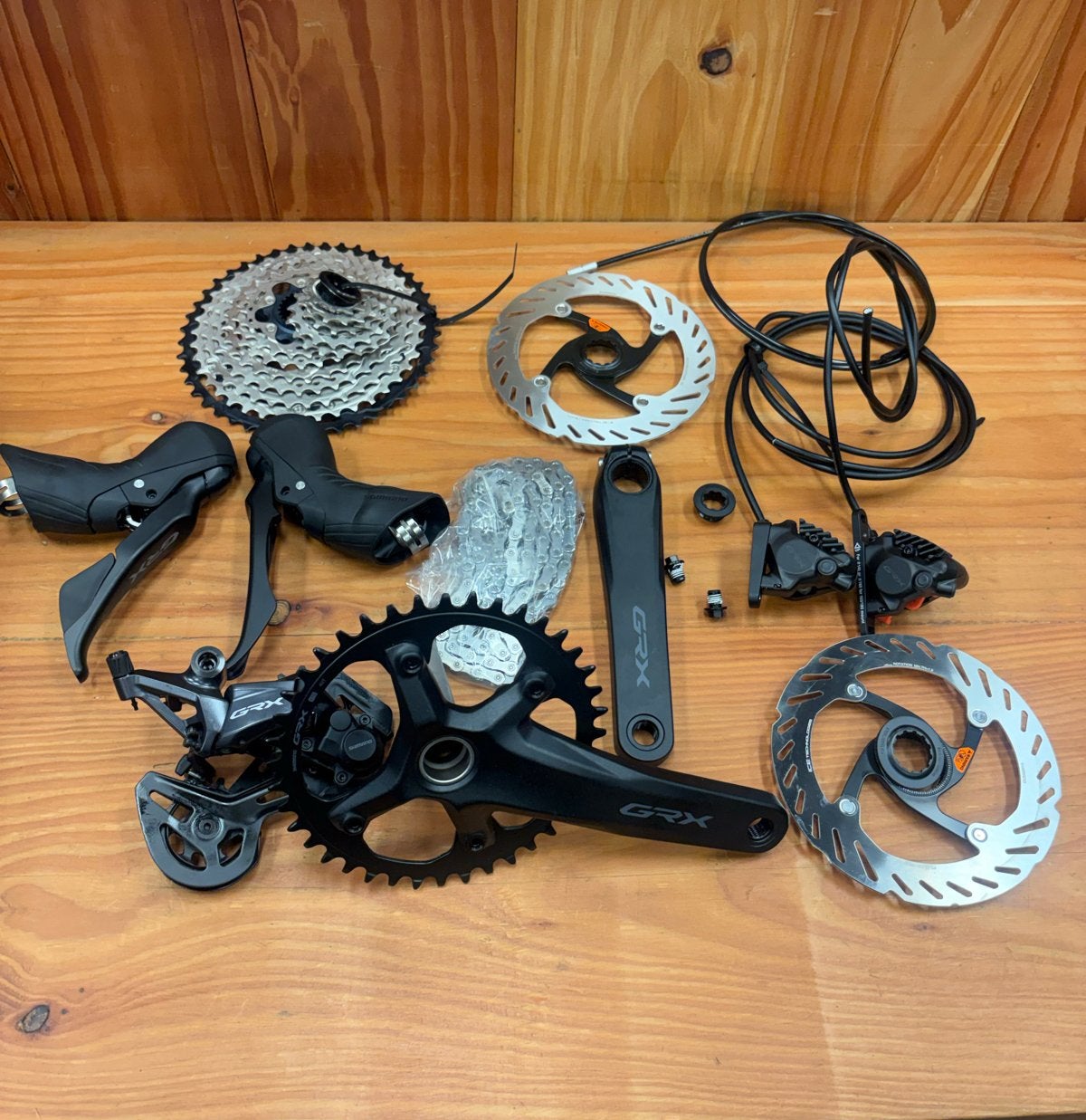 Shimano GRX 610 1x12 Groepset met trapas, Fietsen en Brommers, Nieuw, Ophalen of Verzenden, Gravelbike, Derailleur of Ketting
