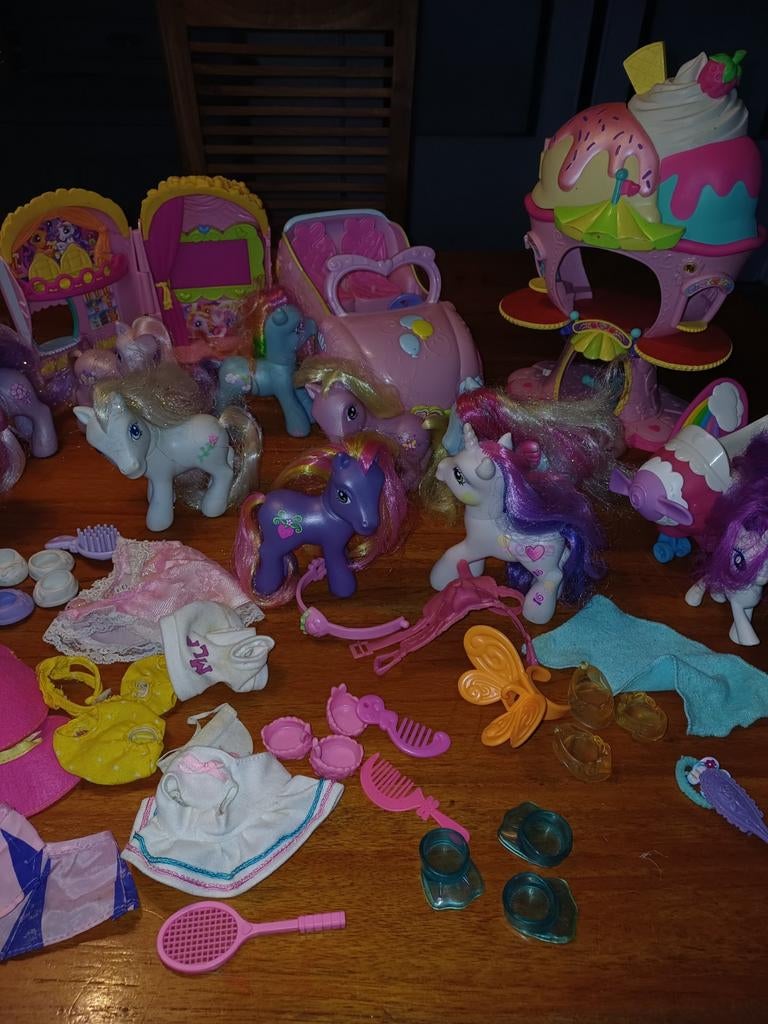 Grote My Little Pony speelset met accessoires, Ophalen, Gebruikt, Overige typen
