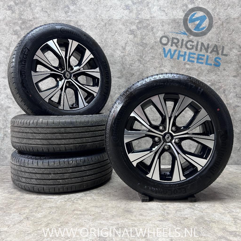 17 inch originele velgen + zomerbanden Renault Captur Arkana, Banden en Velgen, 17 inch, Ophalen of Verzenden, Personenwagen