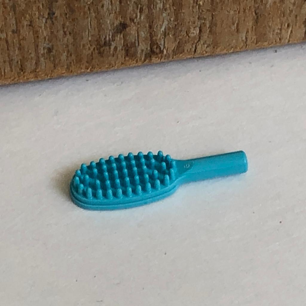 Blauwe borstel voor Barbie kind, Ophalen of Verzenden, Zo goed als nieuw, Decoratie