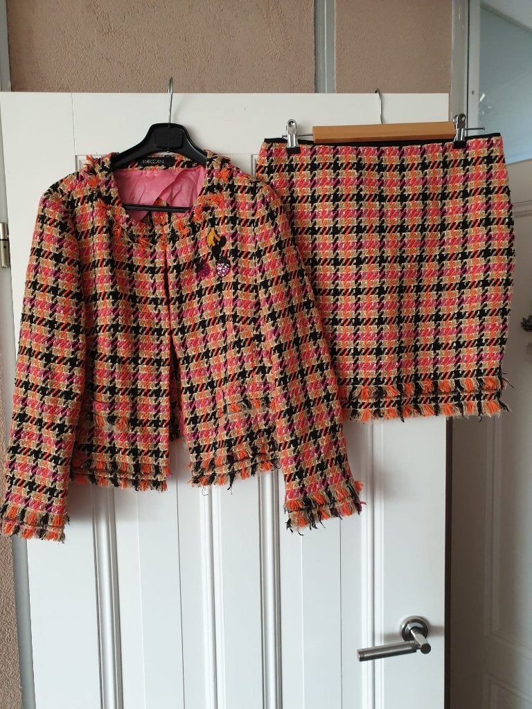 Marccain rok en jasje, Kleding | Dames, Overige kleuren, Ophalen of Verzenden, Zo goed als nieuw, Maat 36 (S)