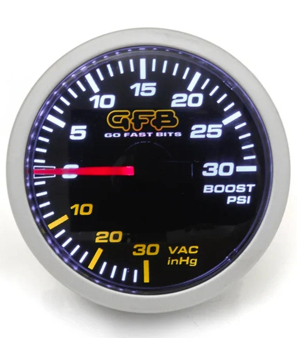 GFB 52mm Boost Gauge 30psi - Nieuw in doos, Ophalen of Verzenden, Nieuw, Universele onderdelen