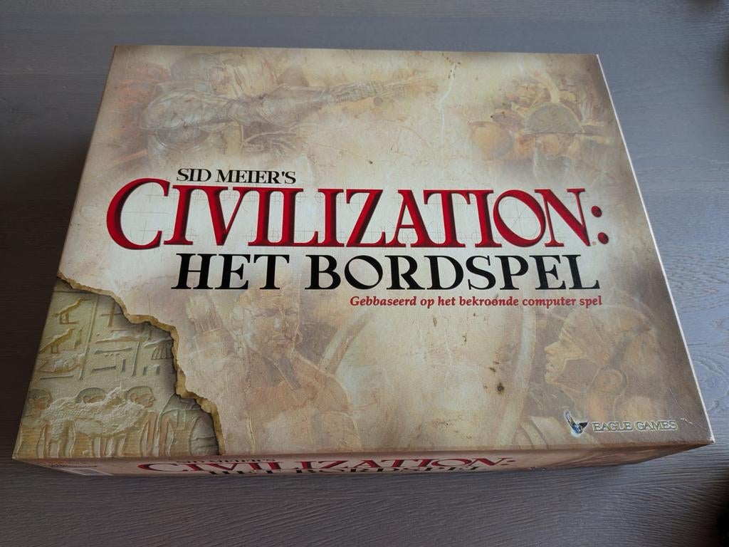Civilization Het Bordspel, Hobby en Vrije tijd, Gezelschapsspellen | Bordspellen, Drie of vier spelers, Ophalen, Zo goed als nieuw