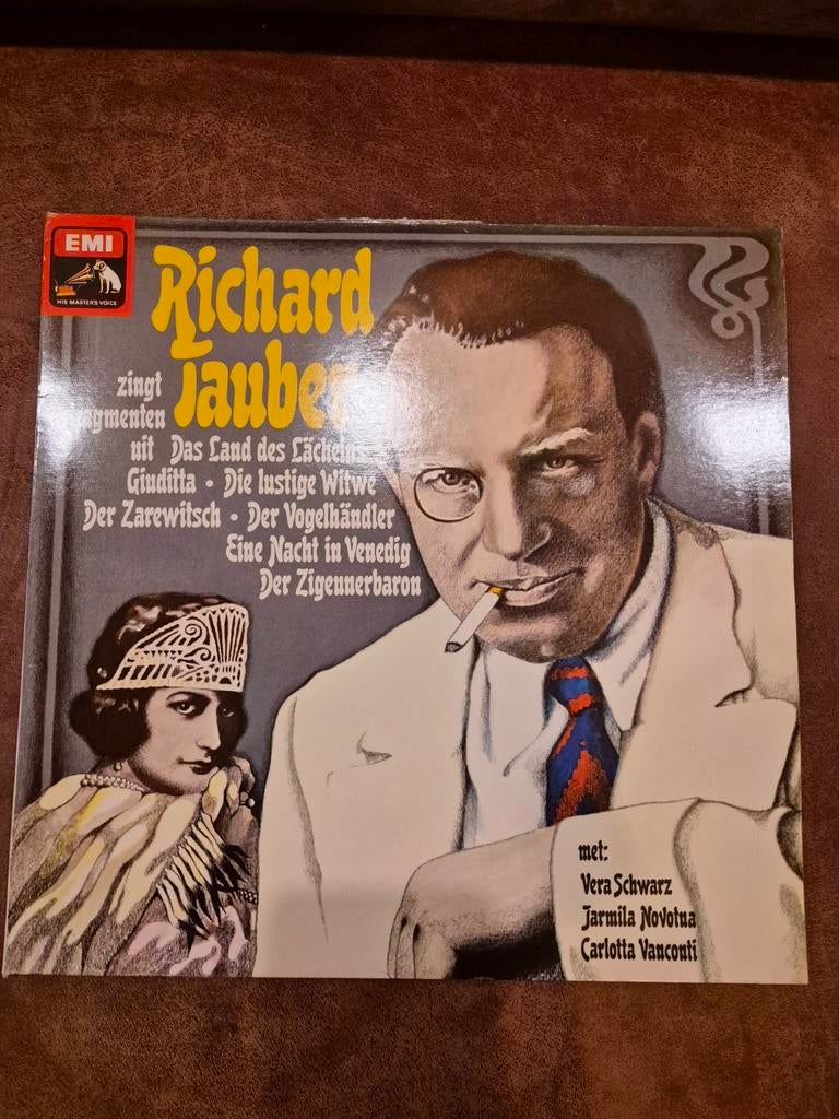 Richard Tauber zingt fragmenten uit operettes (LP), Gebruikt, Opera of Operette, Modernisme tot heden, Ophalen of Verzenden
