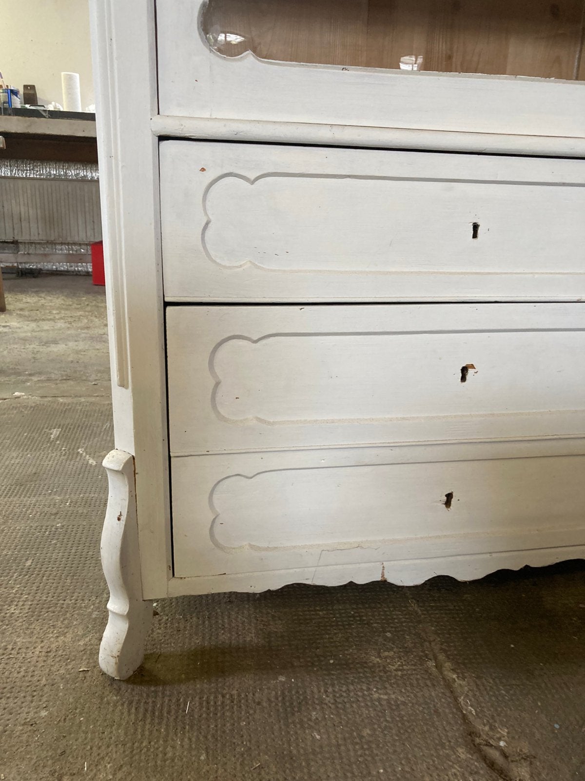 Oude buffet kast, Ophalen, Gebruikt, 3 of 4 laden, 150 tot 200 cm