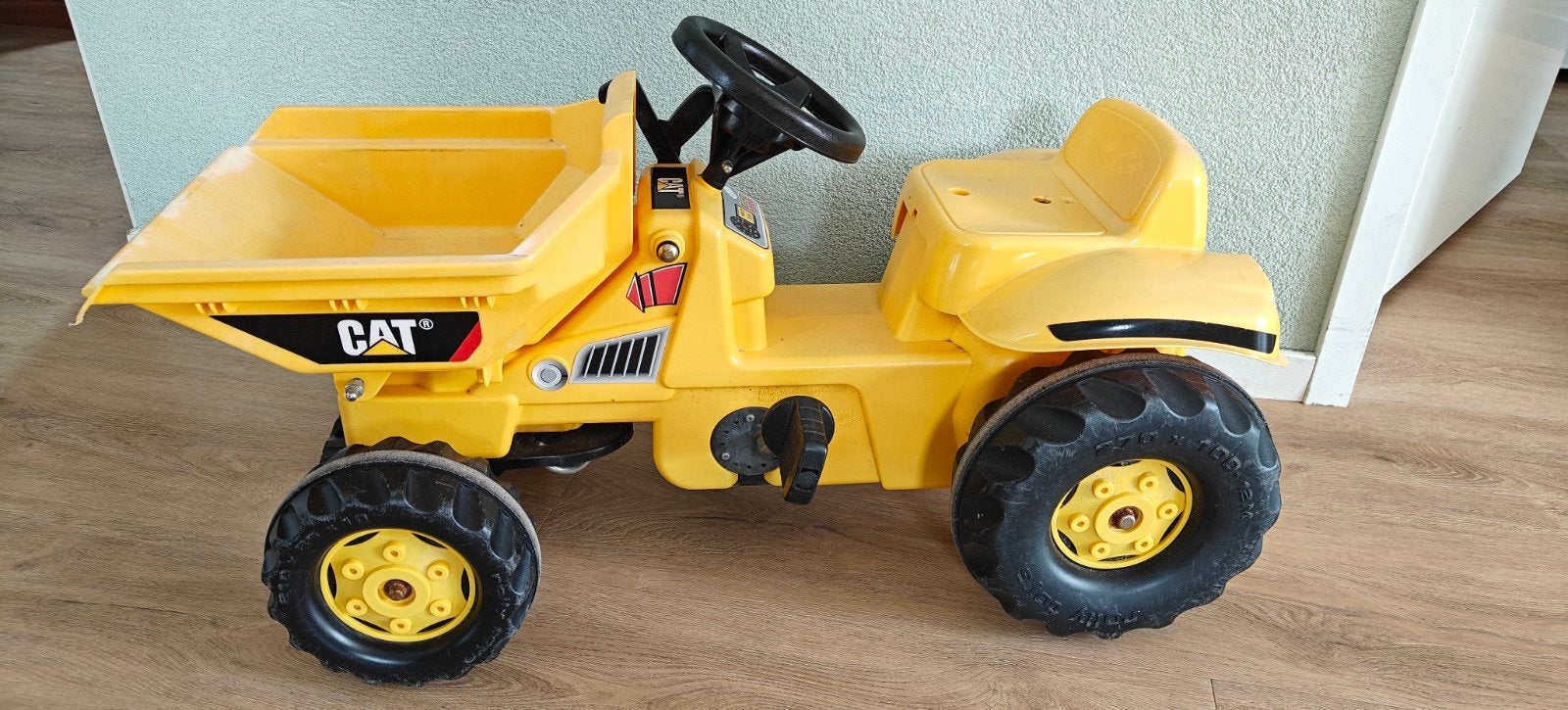 Rolly Toys CAT - Traptractor met Kiepbak, Ophalen, Gebruikt, Trapvoertuig