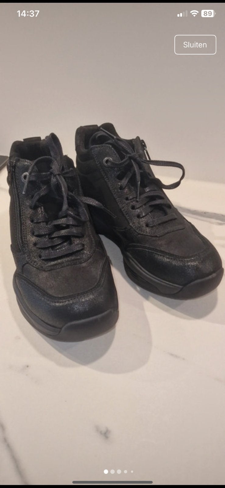 Xensible sneacker boots zwart maar 37, Ophalen of Verzenden, Zo goed als nieuw, Zwart