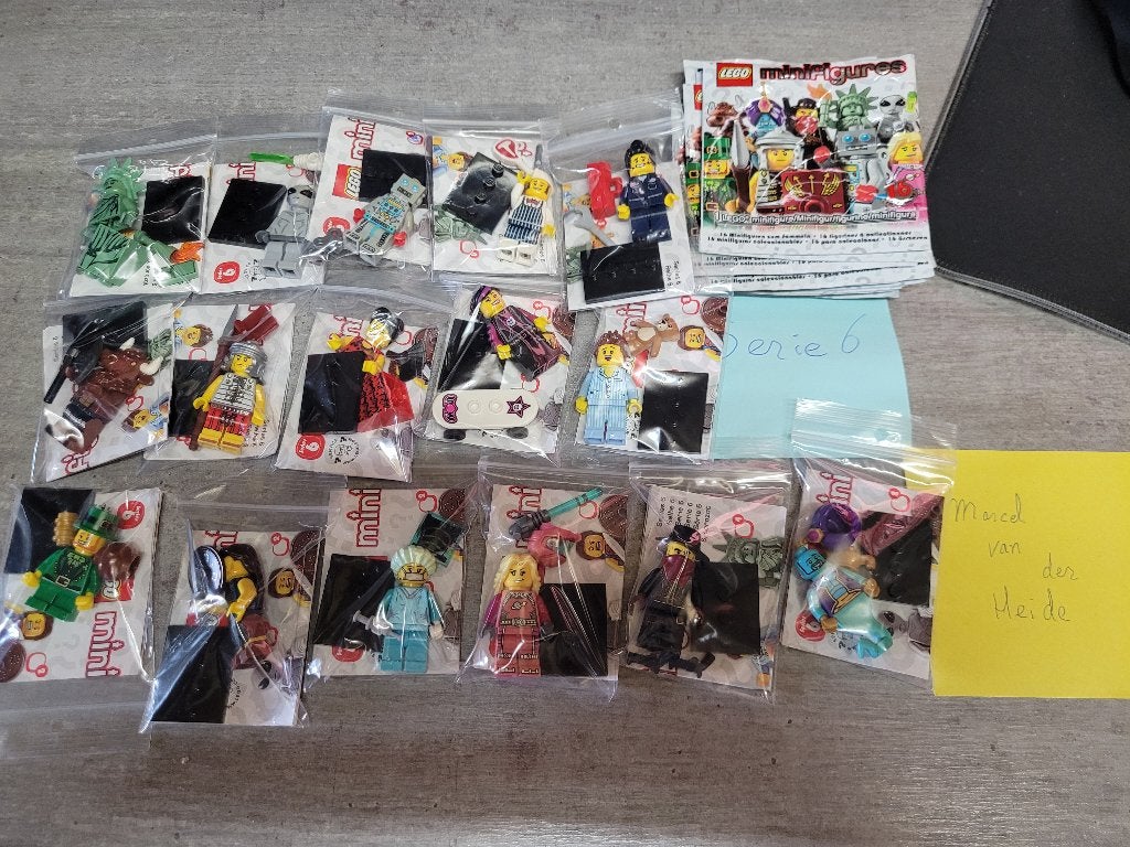 lego minifiguren serie 6, Gebruikt, Lego, Ophalen of Verzenden, Minifiguren serie