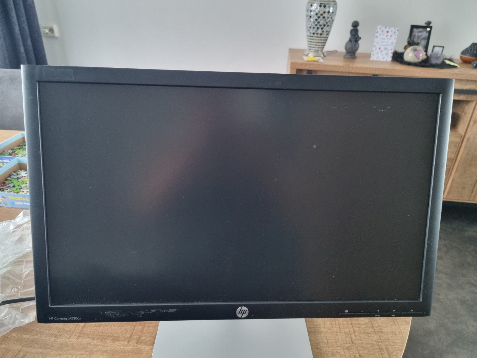 HP Compaq LA2306x Monitor - Full HD,  incl. muis, Ophalen, Full HD, 60 Hz of minder, Gebruikt