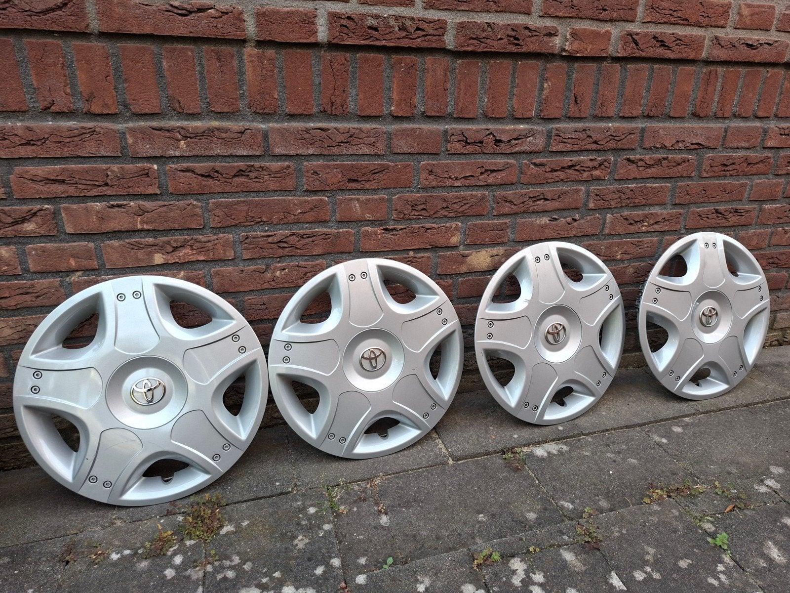 Toyota Aygo wieldoppen 14 inch, Auto diversen, Wieldoppen, Ophalen
