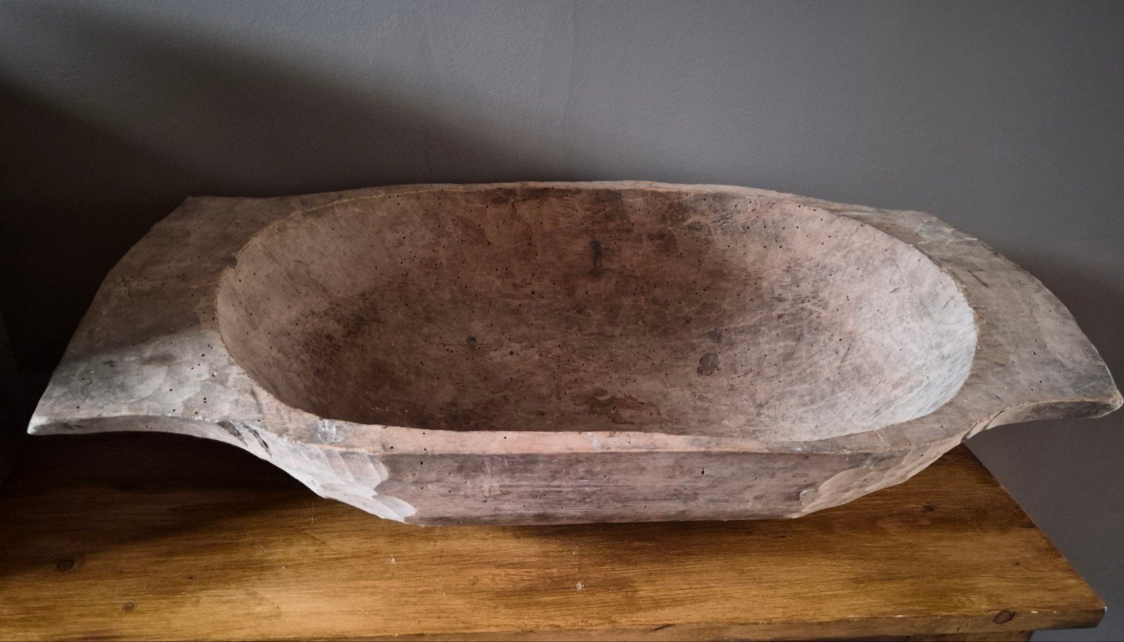 landelijke houten trog, Ophalen of Verzenden, Rechthoekig, Hout