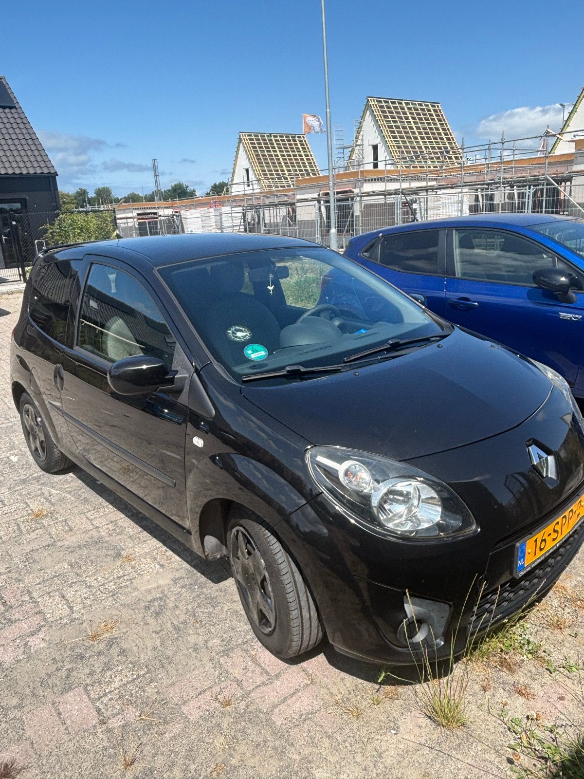 Renault Twingo 1.2 16V 2011 Zwart, nieuwe distributieriem, Auto's, 839 kg, Twingo, 74 pk, 4 cilinders