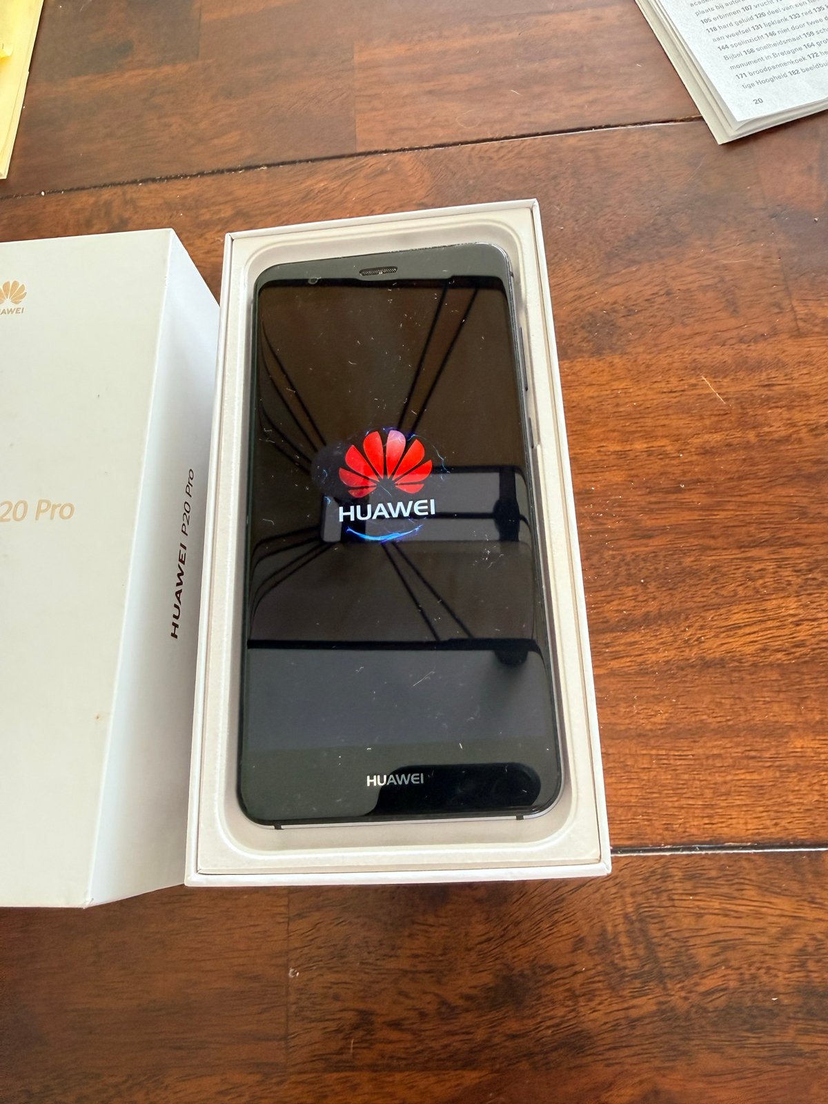 Huawei P10 Lite (in P20 Pro doos), Telecommunicatie, Gebruikt, Zwart, Touchscreen, Ophalen of Verzenden