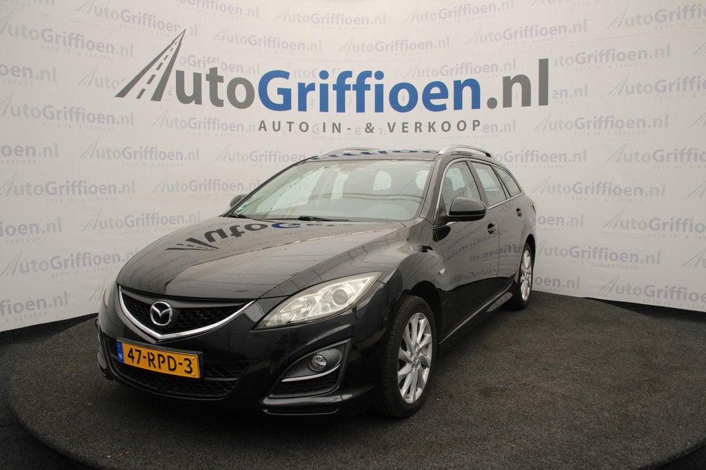 Mazda 6 Sportbreak 2.0 TS keurige station met trekhaak, Voorwielaandrijving, Euro 5, Gebruikt, Zwart