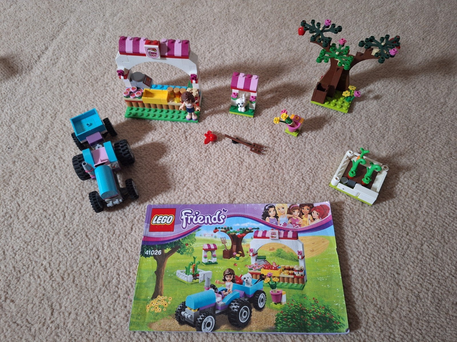 Lego Friends Mia's Tractor 41026 - Complete set, Gebruikt, Lego, Friends, Ophalen of Verzenden