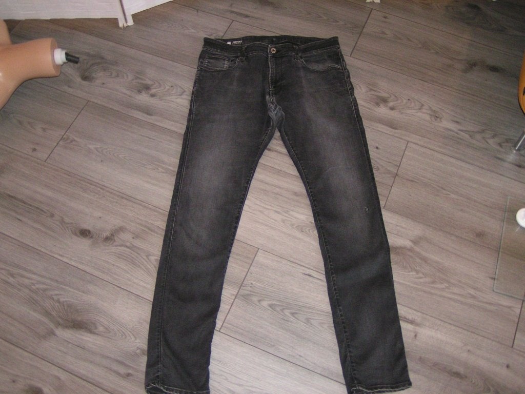 G-STAR REVEND SUPER SLIM spijkerbroeki,Mt 36,L34 z.g.s., W36 - W38 (confectie 52/54), Tweedehands, Tweedehands, G-star