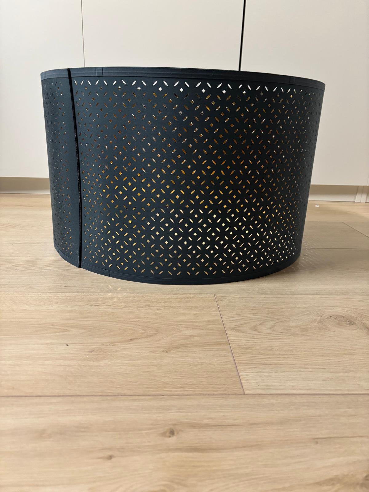 IKEA NYMÖ lampenkap blauw 59cm, Ophalen, Zo goed als nieuw, Rond