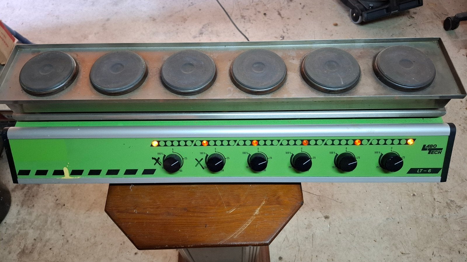 Labo Tech LT-6 Elektrische Kookplaat met 6 Kookzones, Witgoed en Apparatuur, Kookplaten, Ophalen, Gebruikt, Vrijstaand, Elektrisch