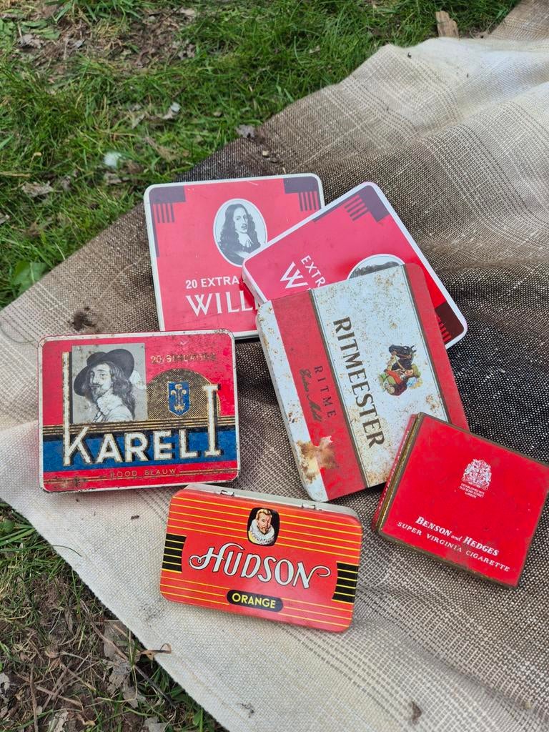 Sigaren Blikjes 6x, Ophalen of Verzenden, Verpakking