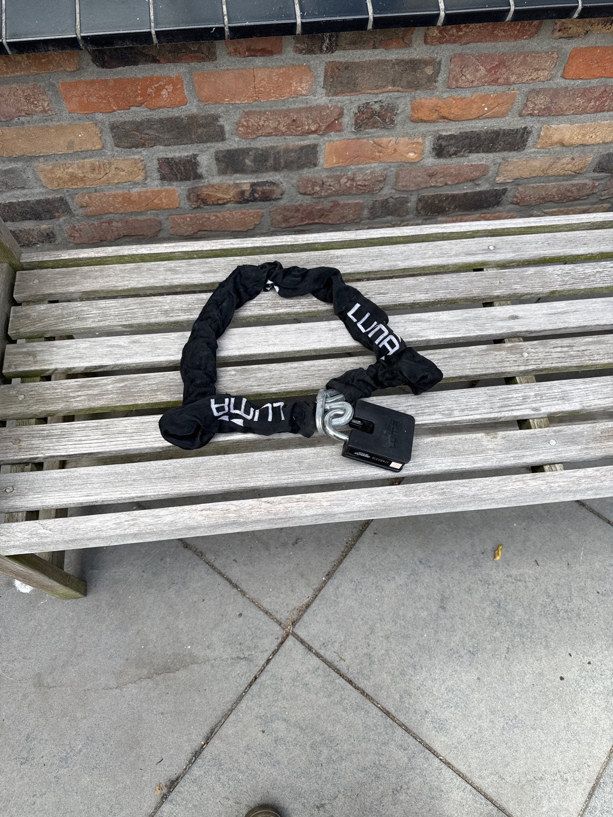 Luna Kettingslot - Gebruikt maar in goede staat, Ophalen of Verzenden, Gebruikt, Kettingslot