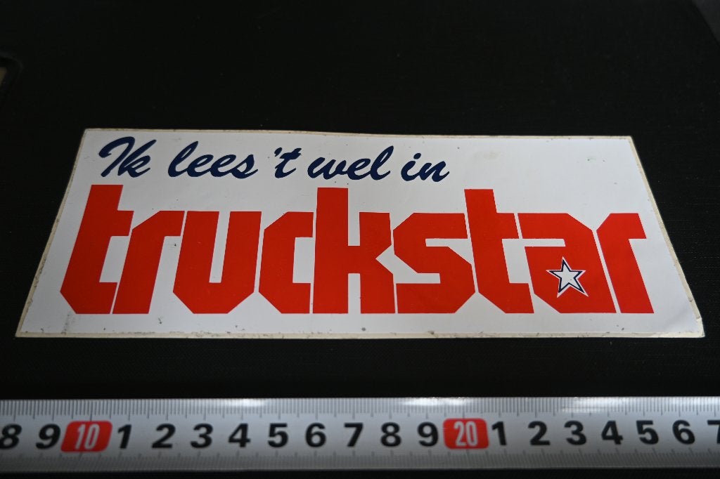 sticker Ik lees 't wel in TRUCKSTAR  XXF3164 *, Ophalen of Verzenden, Zo goed als nieuw