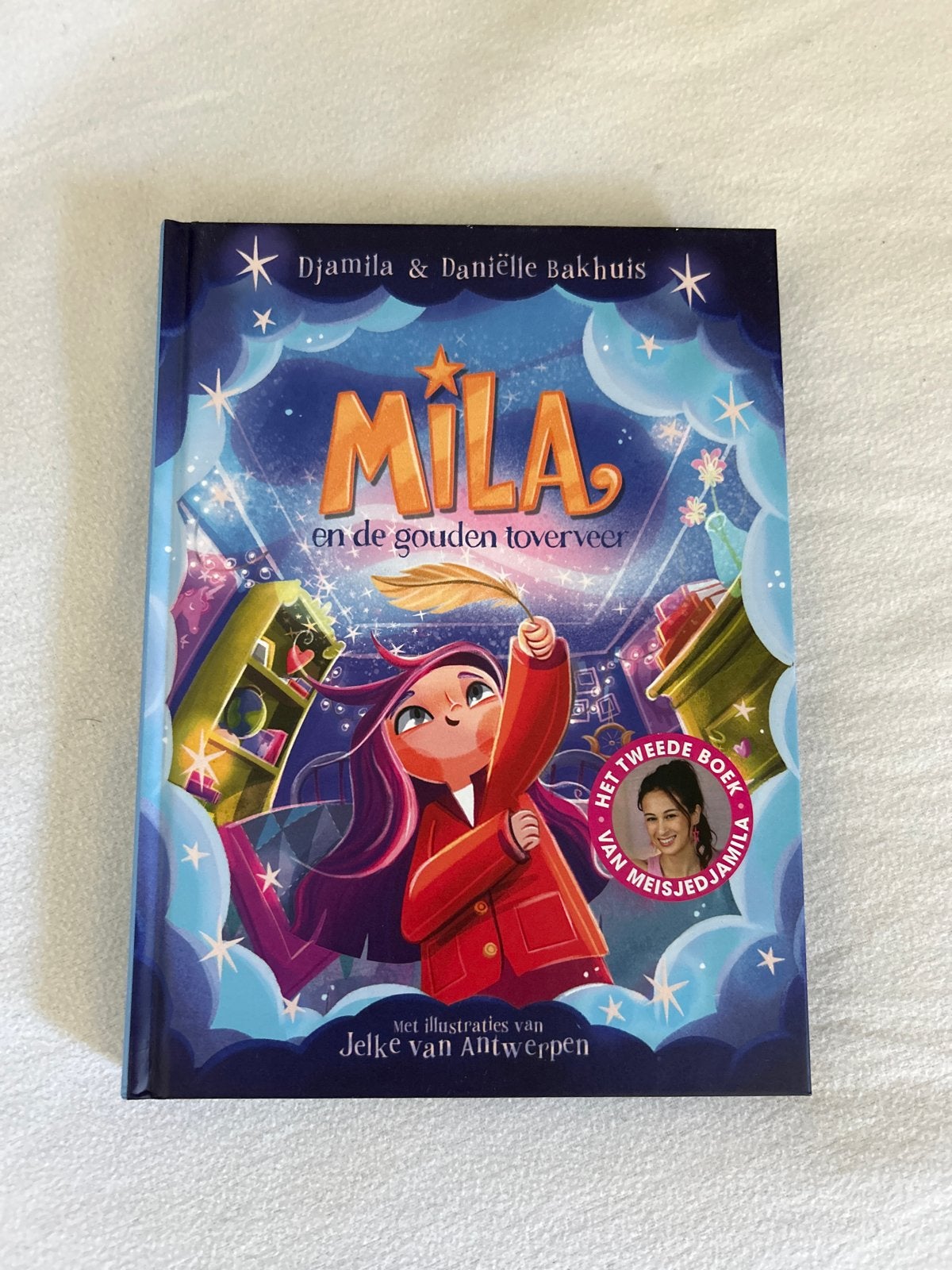 Mila en de gouden toverveer - Het tweede boek van Djamila, Ophalen of Verzenden, Zo goed als nieuw, Sprookjes