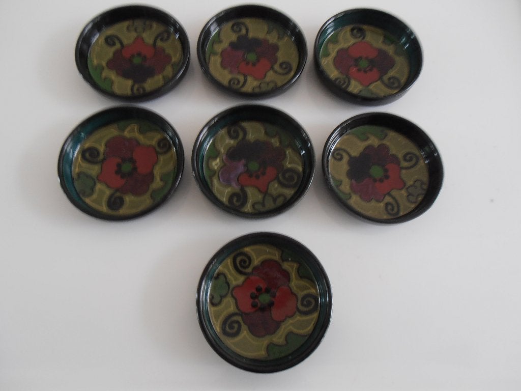 Antieke platelen onderzetters/notenbakjes, Gouda 1925, Antiek en Kunst, Antiek | Keramiek en Aardewerk, Ophalen of Verzenden