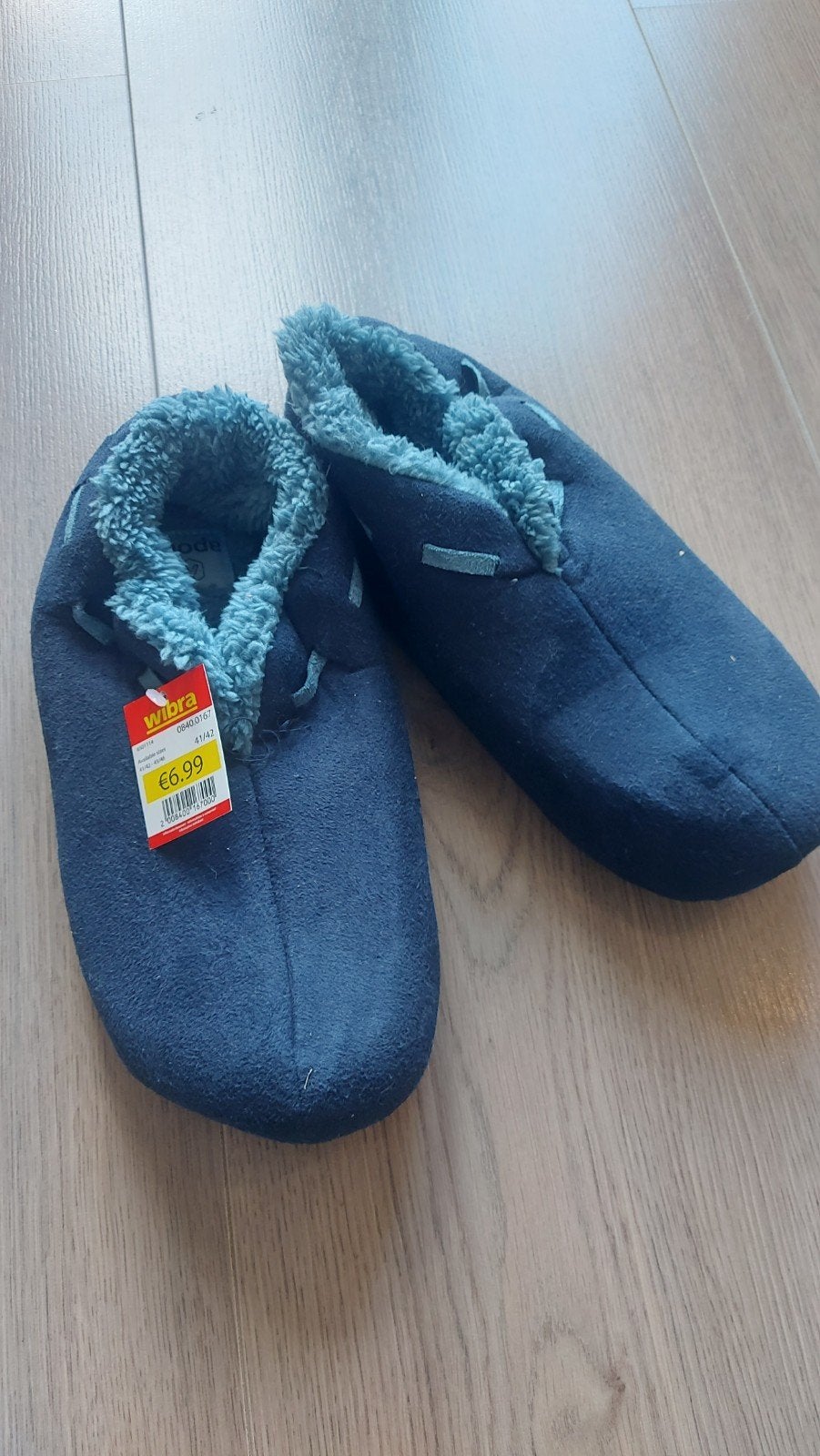 Wibra Blauwe Pantoffels - Maat 41/42, Kleding | Heren, Wibra, Blauw, Nieuw, Ophalen of Verzenden