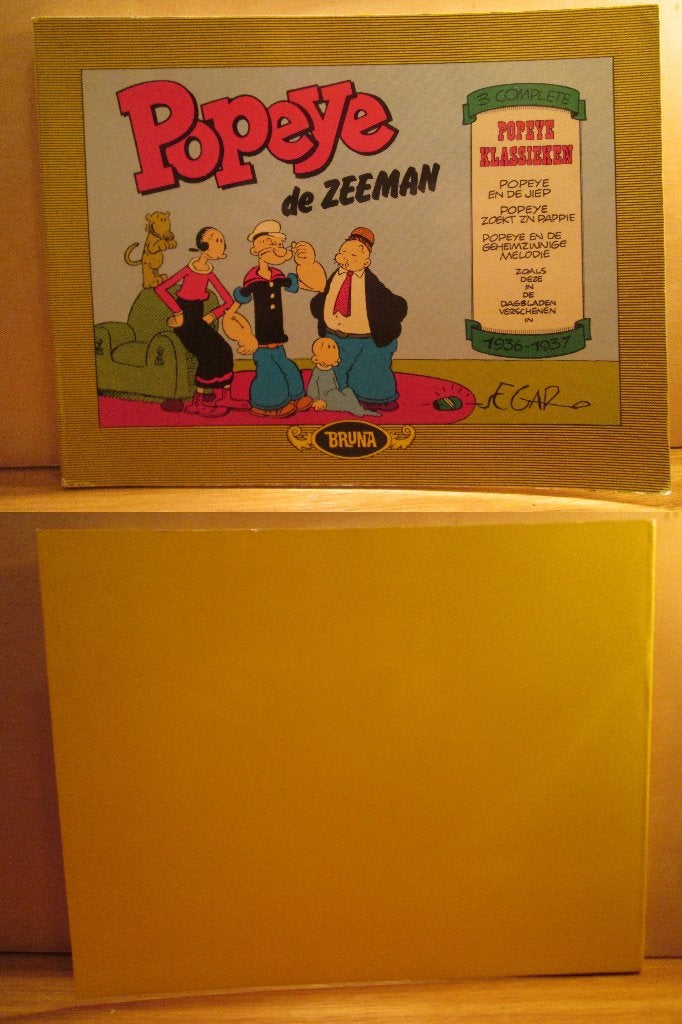 Popeye de zeeman - 3 Popeye klassieken 1936 - 1937 (SC), Eén stripboek, Ophalen of Verzenden, Zo goed als nieuw, Elzie Crisler Segar