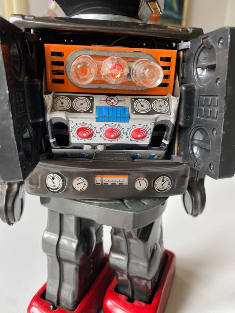 Rotate-O-Matic Super Astronaut robot van blik , jaren 60, Ophalen of Verzenden