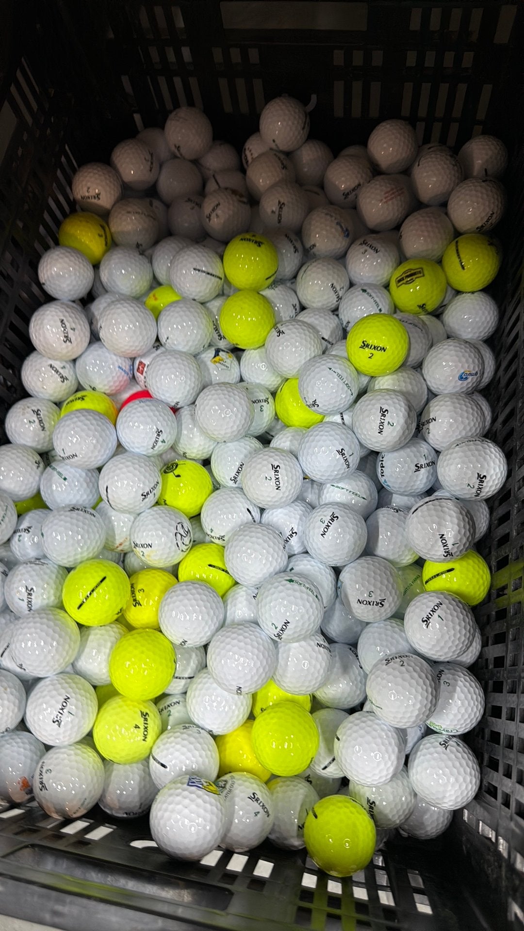 50 srixon softfeel golfballen, Ophalen of Verzenden, Zo goed als nieuw, Bal(len)
