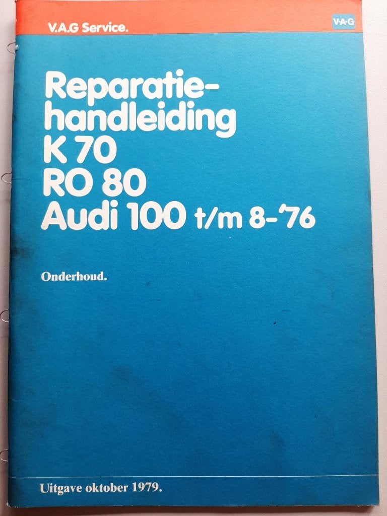 Audi 100 C1, C2 en C3 werkplaats handboeken, Ophalen of Verzenden