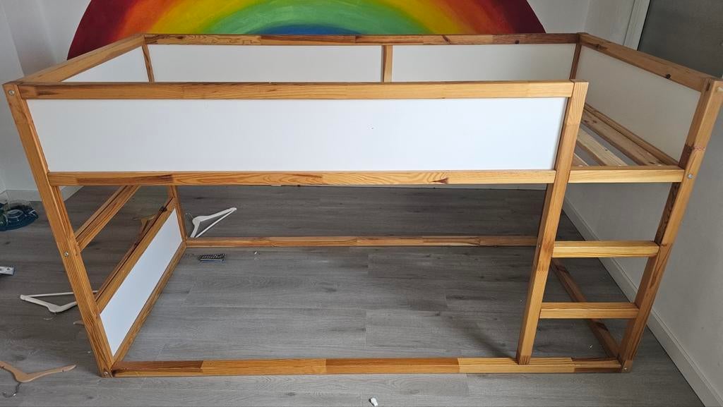Hoogslaper Kura omkeerbaar bed 200x90 (excl. matras), Ophalen, Gebruikt, Hoogslaper