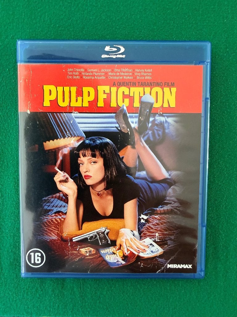 Pulp Fiction blu ray, Ophalen of Verzenden, Zo goed als nieuw, Horror
