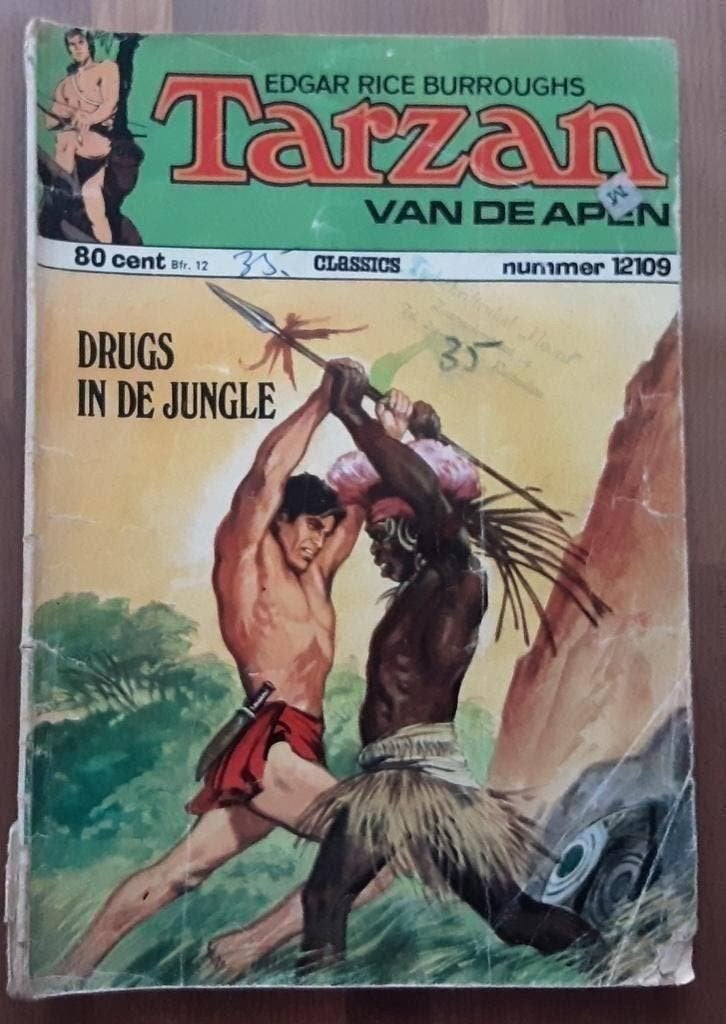 Tarzan van de apen 12109 Drugs in de jungle, Ophalen of Verzenden, Gelezen