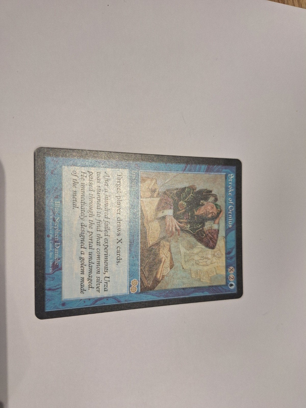 Stroke of Genius uit Urza's Saga, Ophalen of Verzenden, Zo goed als nieuw