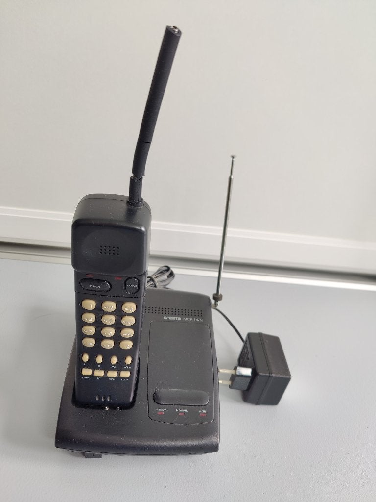 Vintage draadloze huistelefoon Cresta MCP-14/N, Ophalen of Verzenden, Gebruikt, 1 handset