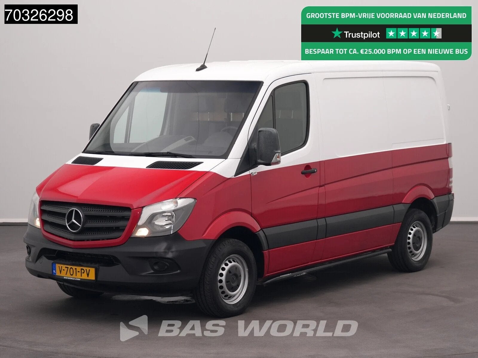 Mercedes Sprinter 214 CDI L1H1 Trekhaak Navi Airco Cruise Eu, Auto's, Stof, Gebruikt, Euro 6, 2000 kg