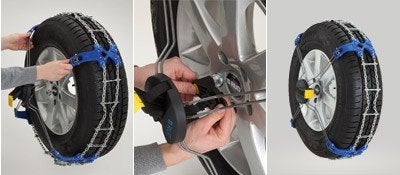 Loopvlak sneeuwkettingen ** Voorkom problemen **, Auto diversen, Ophalen of Verzenden