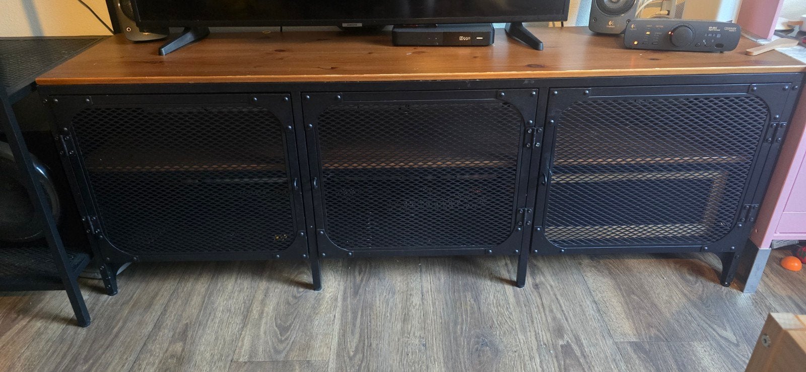 IKEA FJÄLLBO TV-meubel met 2 stellingkasten, Huis en Inrichting, Kasten | Televisiemeubels, Gebruikt, 100 tot 150 cm, 100 tot 150 cm
